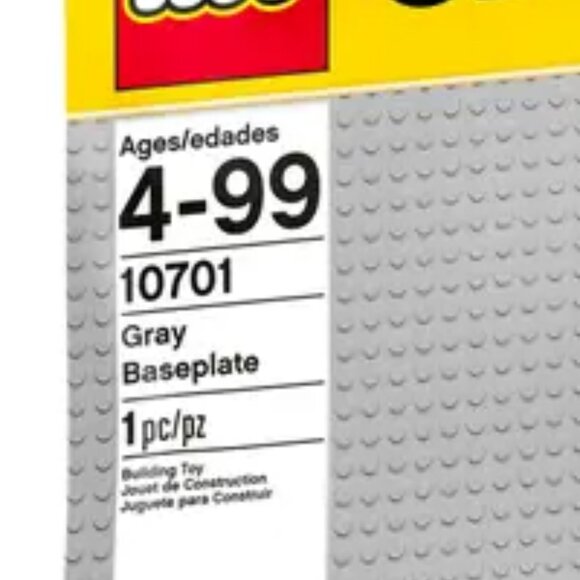 Lego Brand New Classic Gray Building Baseplate 10701 - Picture 7 of 7